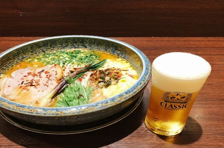 元気のでるみそラーメン＆生小
